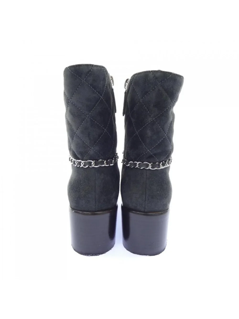 Chanel Boots Gray